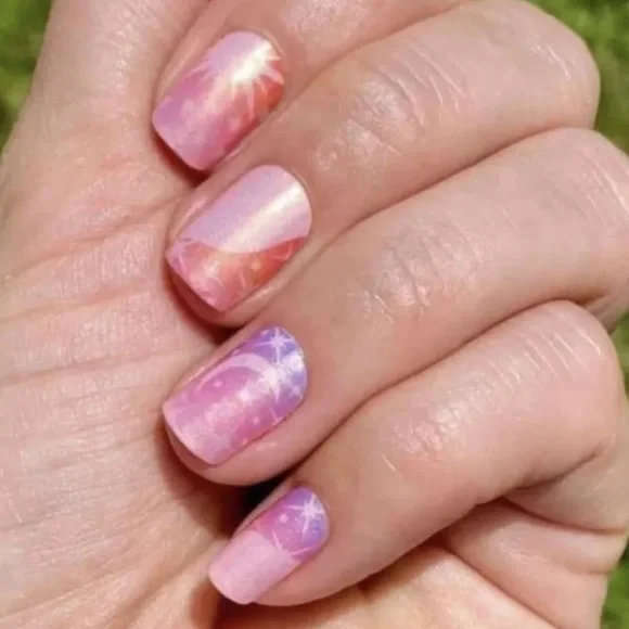 *Retired* Color Street: Star-Crossed | Sun Moon Pink Orange Blue Celestial - Picture 1 of 12